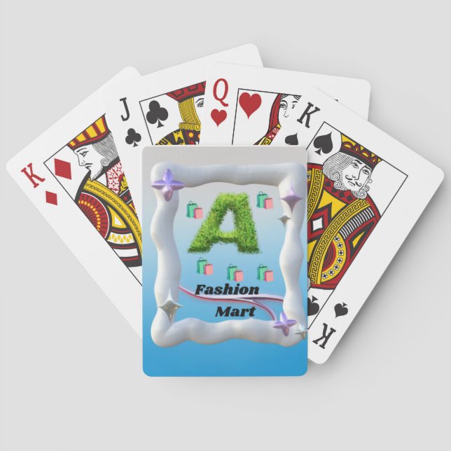 Design "A fashion mart" Cartes de jeu (dos)