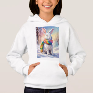 Design adorable de lapin sur sweatshirts blancs do