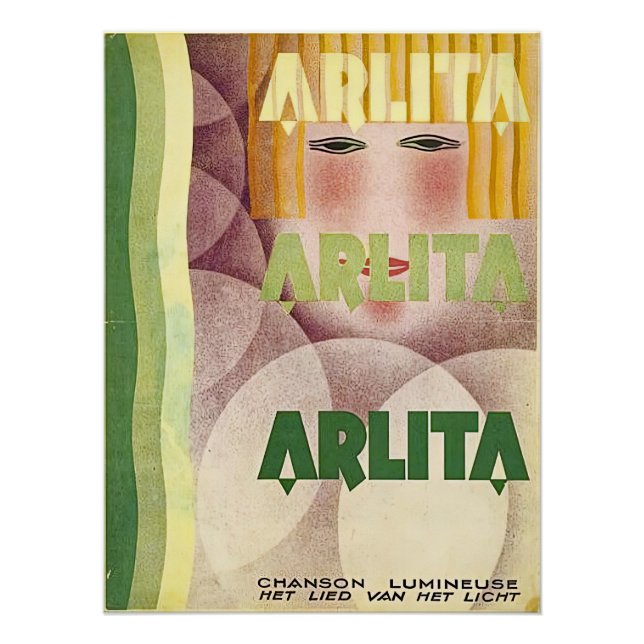 Design Art déco pour Arlita par René Magaritte (Devant)