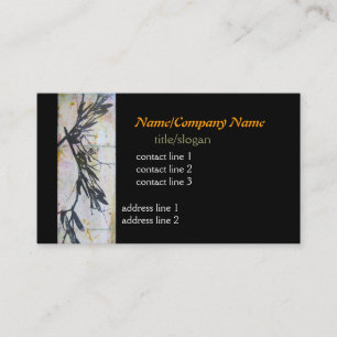 design artistique carte de visite élégant