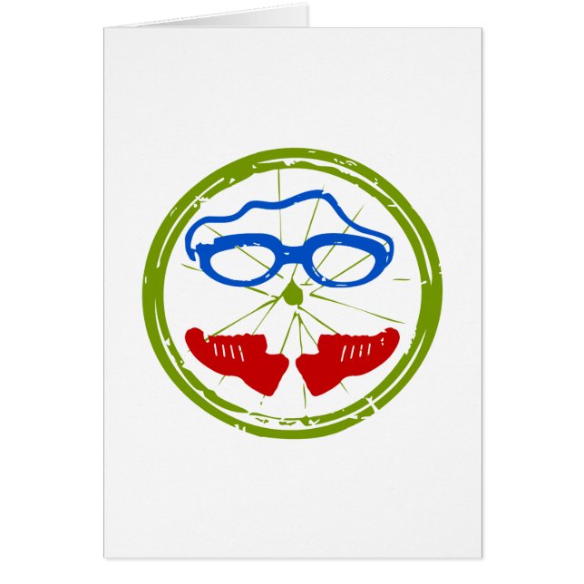 Design artistique cool de triathlon (Devant)