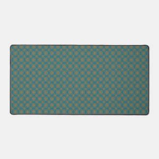 Design Artistique turquoise Et Motif Orange