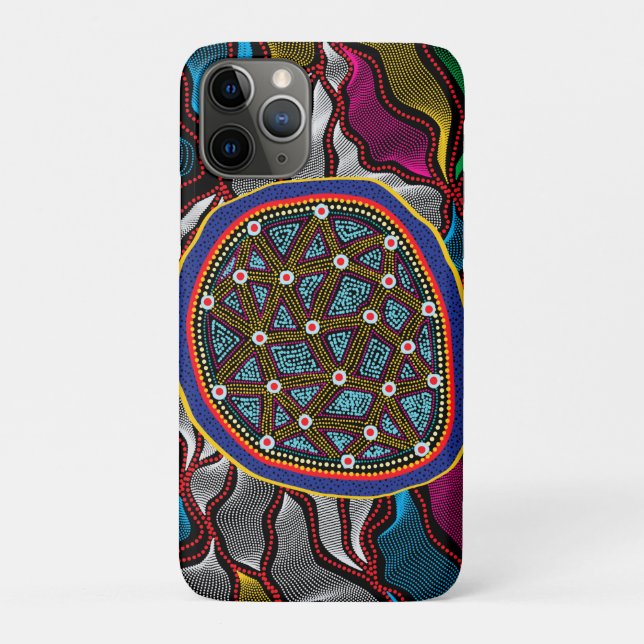 Design autochtone-15 iPhone / coque ipad (Dos)