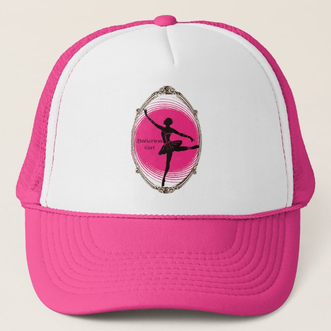 Design Ballerina pour casquette de fille (Devant)