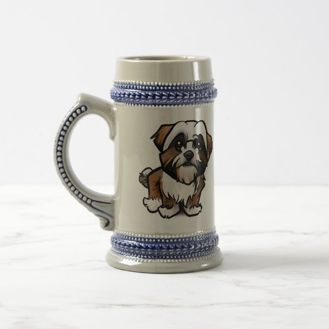 Design bulldog français sur café 22 oz / tasse de  (Gauche)