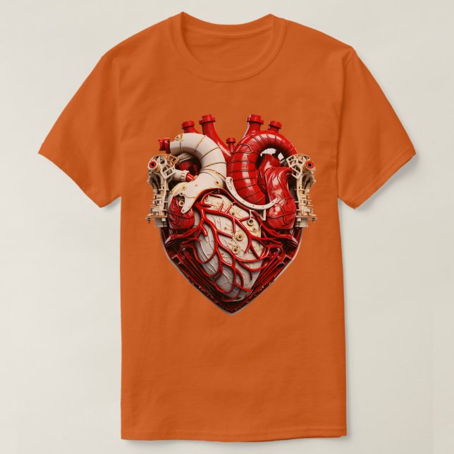 Design cardiaque atomique TShirt (Design devant)