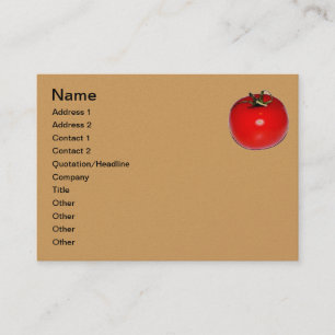 DESIGN carte de visite TOMATO