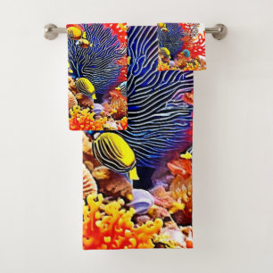 Design coloré de la vie sous-marine