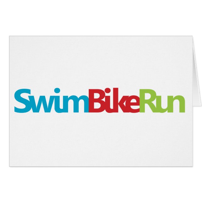 Design Cool de triathlon (Devant horizontal)