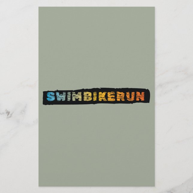 Design Cool de triathlon (Devant)