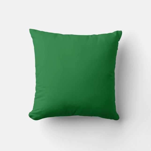 Design Coussin Abstrait à deux côtés vert (Recto)