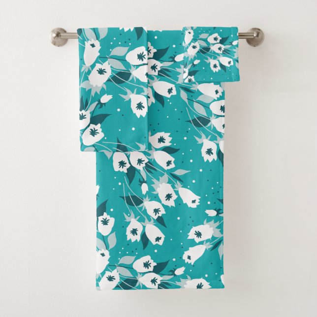 Design d'art botanique Motif élégant à la fleur de (En situation)