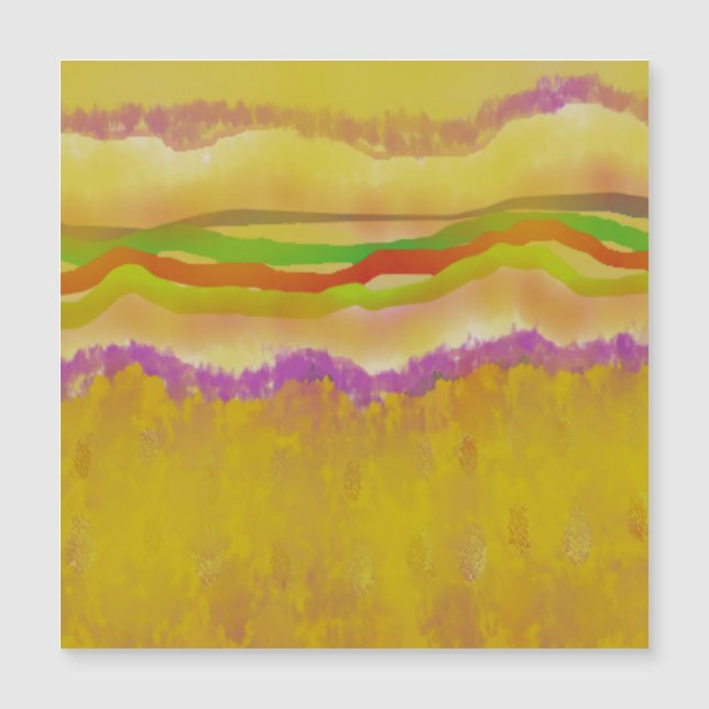 Design d'art Chaleureux Soleil et Corn Carte posta (Devant)