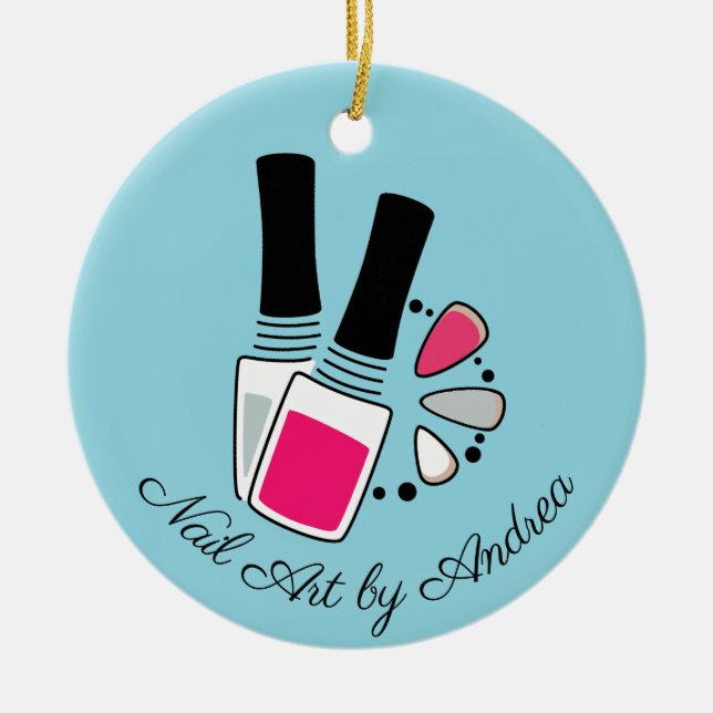 Design d'art ongles ornement céramique (Devant)