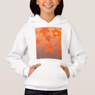 Design d'automne avec feuilles d'érable et effet b