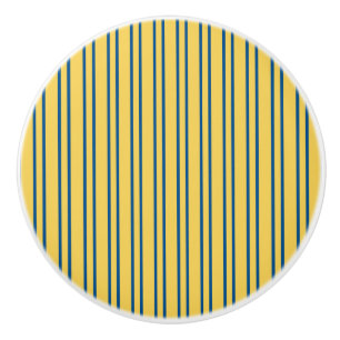 Design de bandes - Jaune et Bleu - Bouton de tiroi