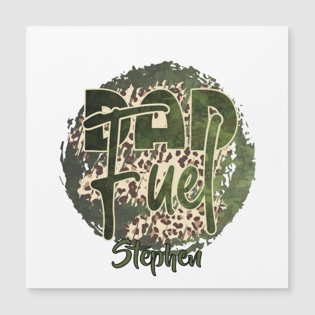 Design de camouflage de carburant papa - Inspiré p (Devant)