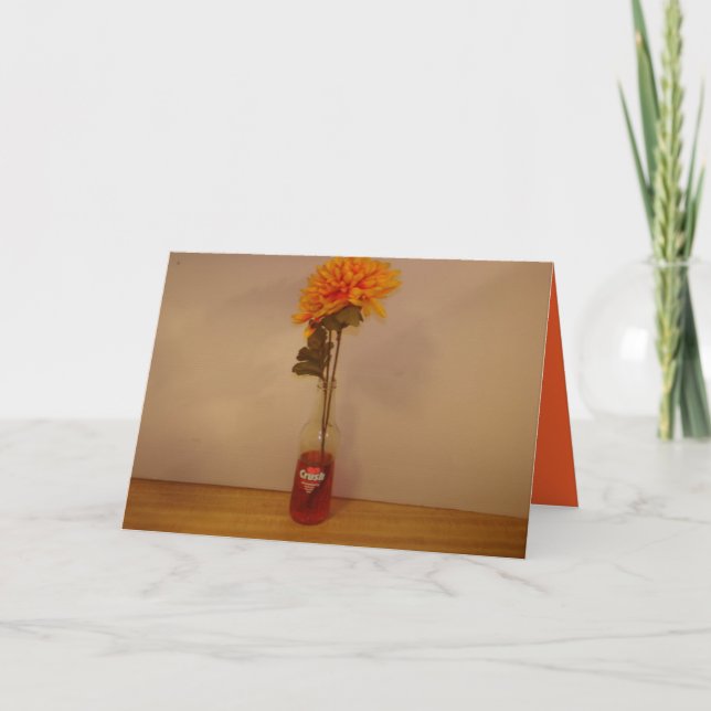 Design de carte de bouteille d'orange pressée (Devant)