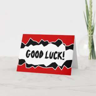 Cartes De Vœux Souhaits Bonne Chance Zazzle Fr