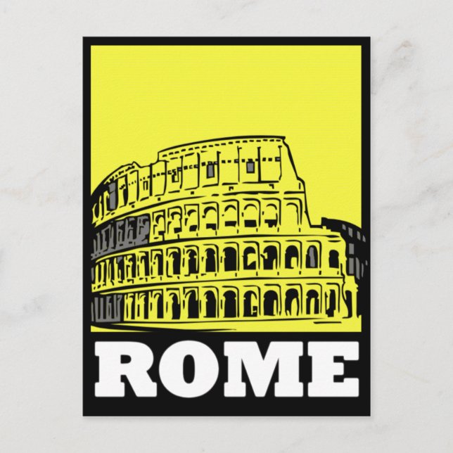 Design de carte postale Rome (Devant)