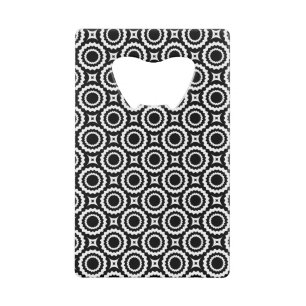 Design de cercles en zigzag noir mignon