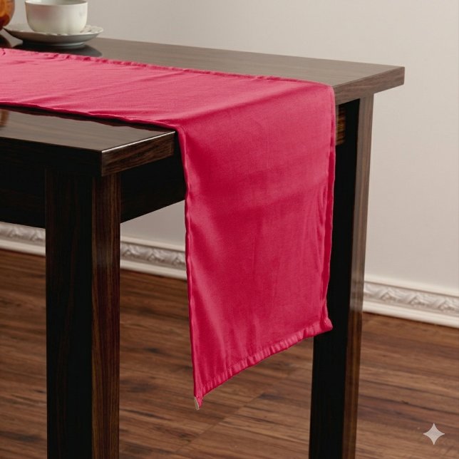 Design de chemin de table court uni à la baie de g (Stylish Goji Berry Solid Short Table Runner Design)