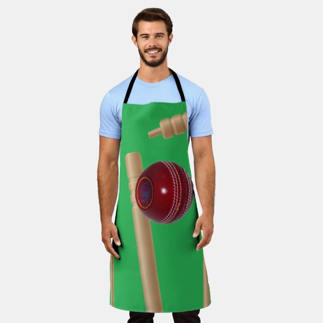Design de cricket vert, tablier complet (Porté)