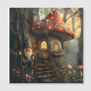 Design de gnome et de champignon
