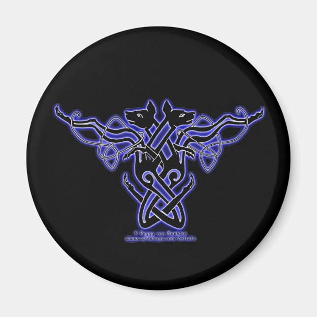 Design de la hache Magnet celte n° 1 (Devant)