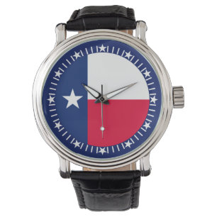 Design de la montre drapeau du Texas