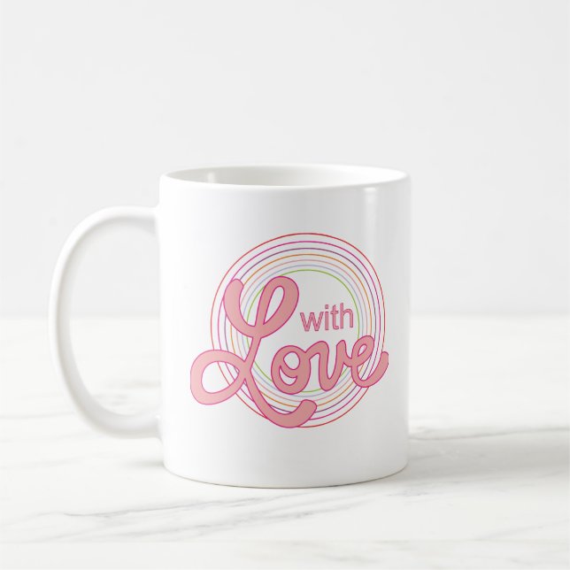 design de mug avec amour (Gauche)