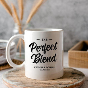 Design de mug mélange parfait blanc classique