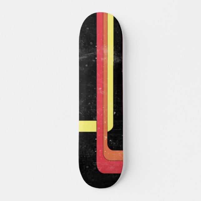 Design de skateboard de style Retro 70 (Devant)