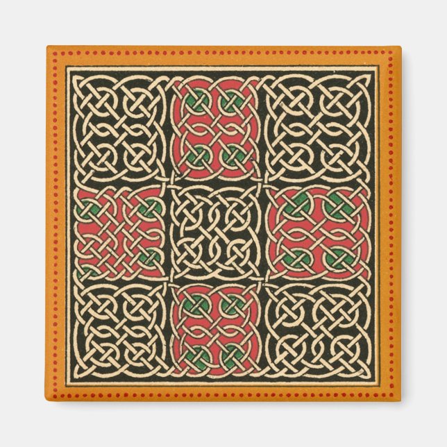 Design de spirale celtique - Aimant (Devant)