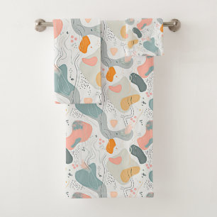 Design de style Motif Memphis, dossier blanc