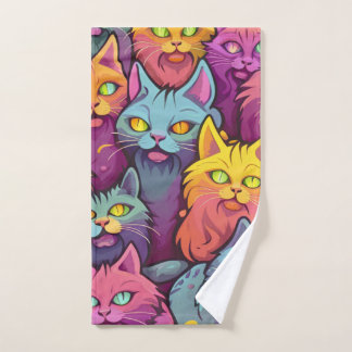 Design de style pawsitif : Motif de chats de rue