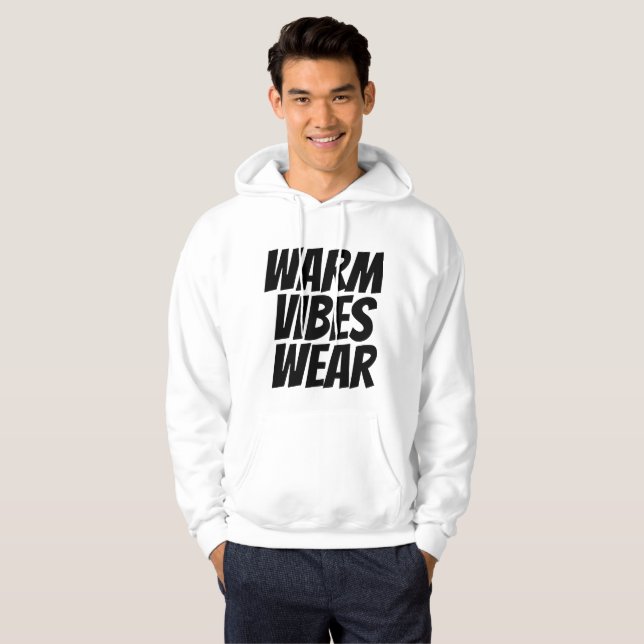 Design de sweat à capuche typographique minimal cr (Devant entier)