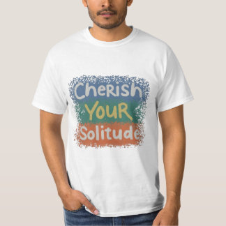 Design de t-shirt Embrace de Solitude