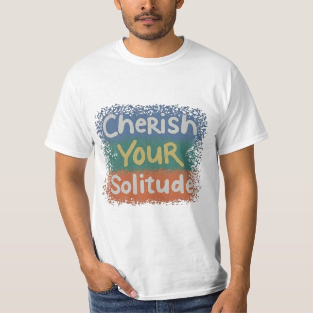 Design de t-shirt Embrace de Solitude (Devant)