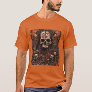 Design de t-shirt en métal de mort scray