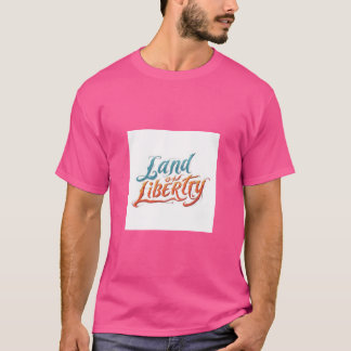 Design de T-shirt Land of Liberty