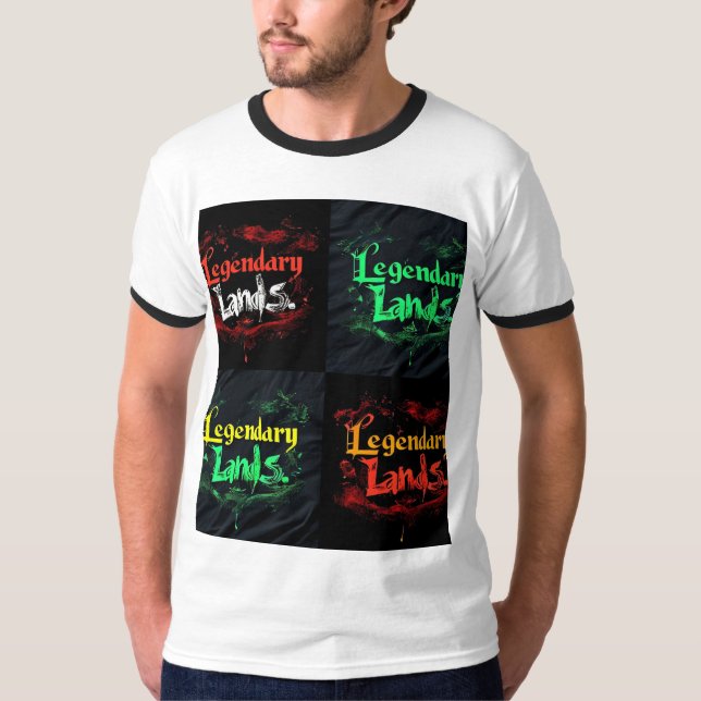 Design de t-shirt légendaire Land (Devant)