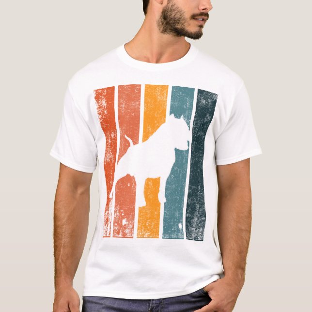 design de t-shirt pitbull vintage (Devant)