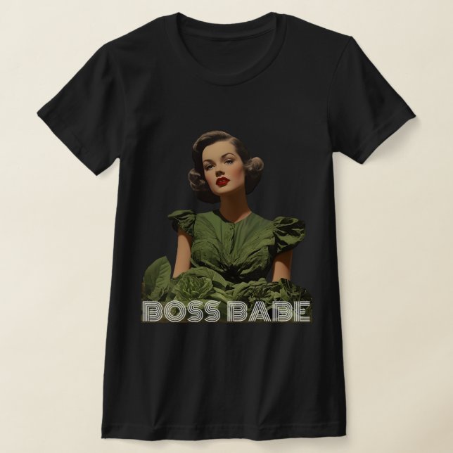 Design de T-shirt Vintage BOSS BABE (Poser)