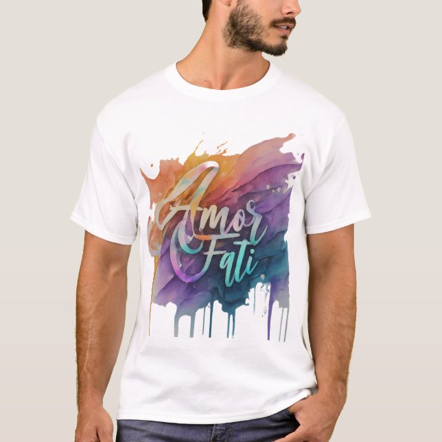 Design de T-shirts "Amor Fati." (Devant)