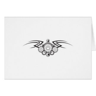 Design de tatouage à fleurs Aztec