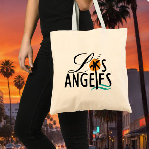 Design de texte de Los Angeles, Sac fourre-tout so
