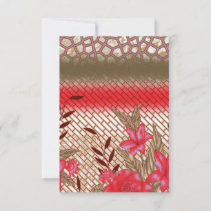 Design de tissu complexe avec motifs floraux