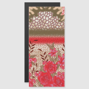 Design de tissu complexe avec motifs floraux