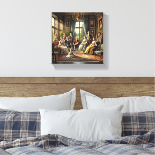 Design De Toile Étendue À Giclée Premium.